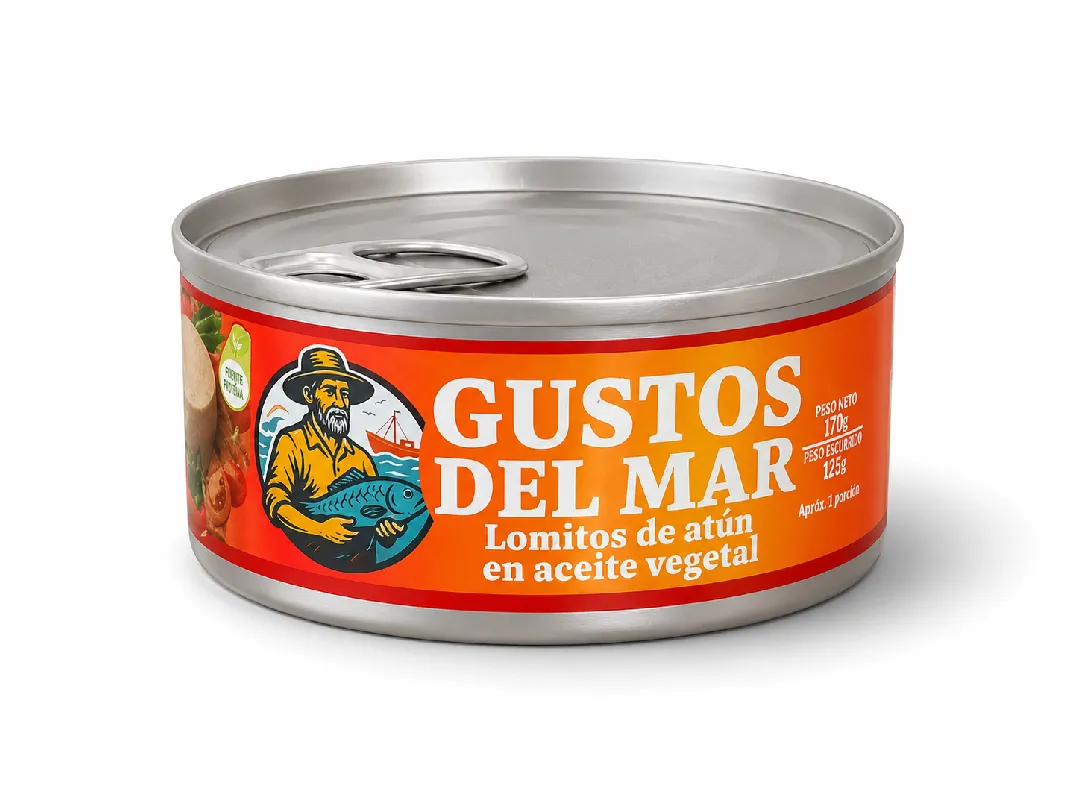 ATUN LOMITOS EN ACEITE GUSTOS DEL MAR X 175 G
