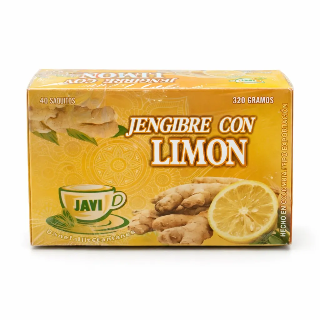 AROMATICA PANELA JENGIBRE CON LIMON JAVI X 48 CUBOS