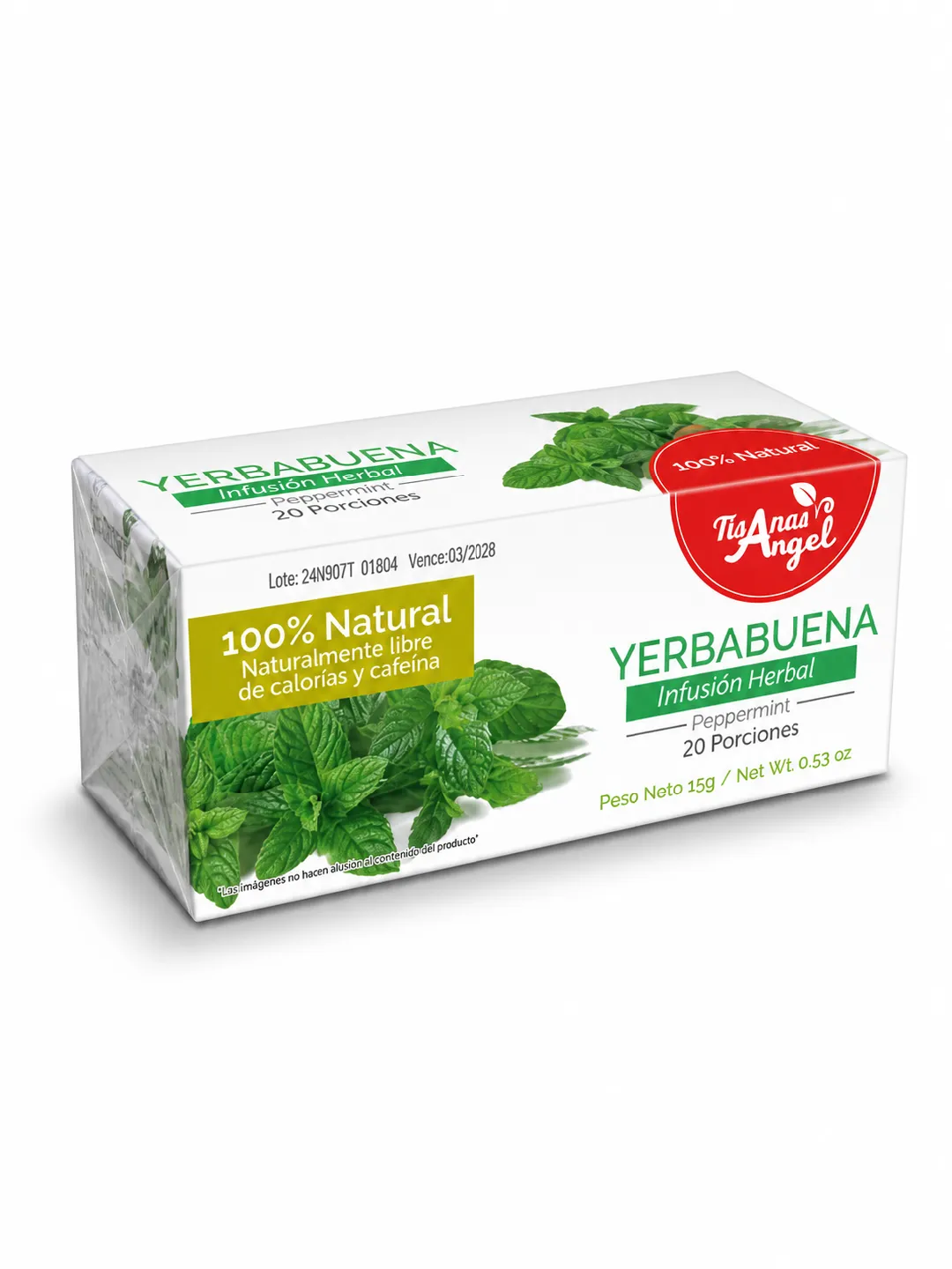 AROMATICA YERBABUENA TISANAS ANGEL X 20 UNDS