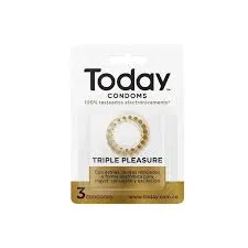 PRESERVATIVO TODAY TRIPLE PLEASURE