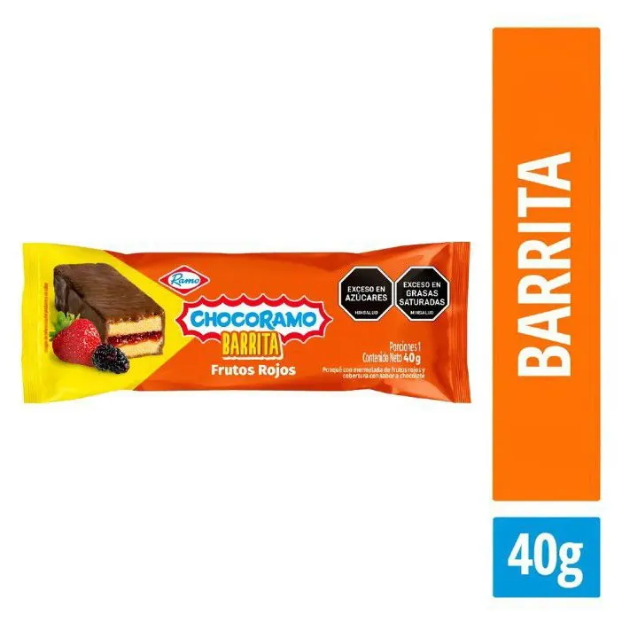 Barrita Chocorramo sabor Frutos Rojos
