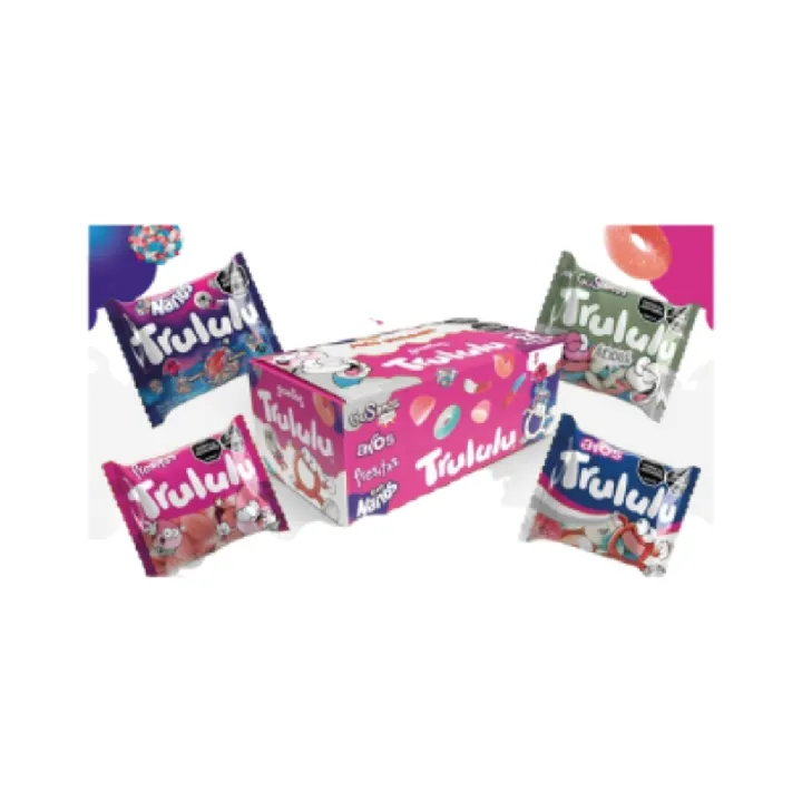 Gomitas mini sobre trululu