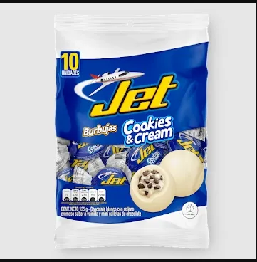 JET burbuja Chocolate blanco BURBUJET