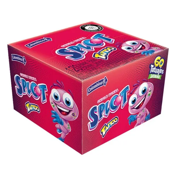 chicle splot tatuaje