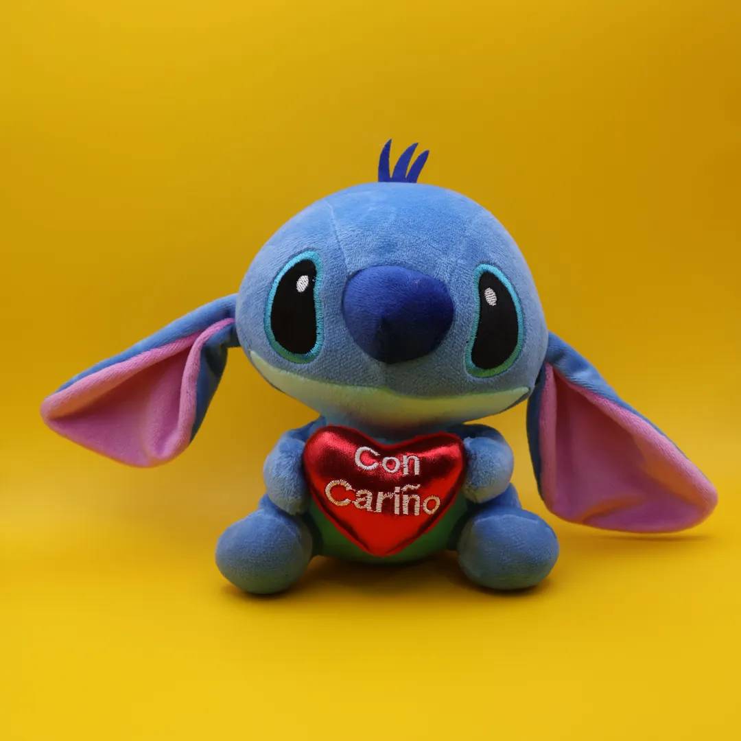 STITCH BEBE C/ CORAZÓN 19CM