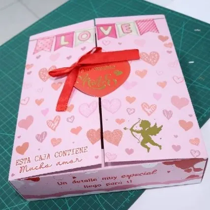 CAJA SAN VALENTÍN LOVE 28X8X24CM