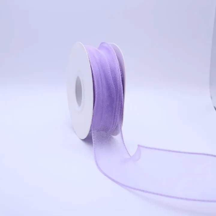 CINTA ORGANZA LILA 1 METRO