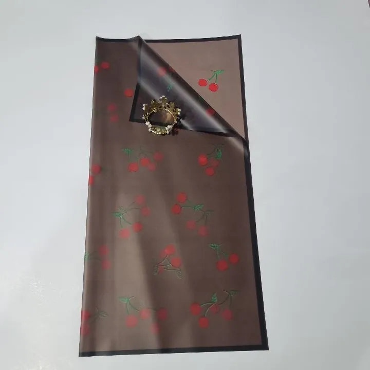 UNIDAD PAPEL COREANO CEREZA NEGRO TRASLÚCIDO