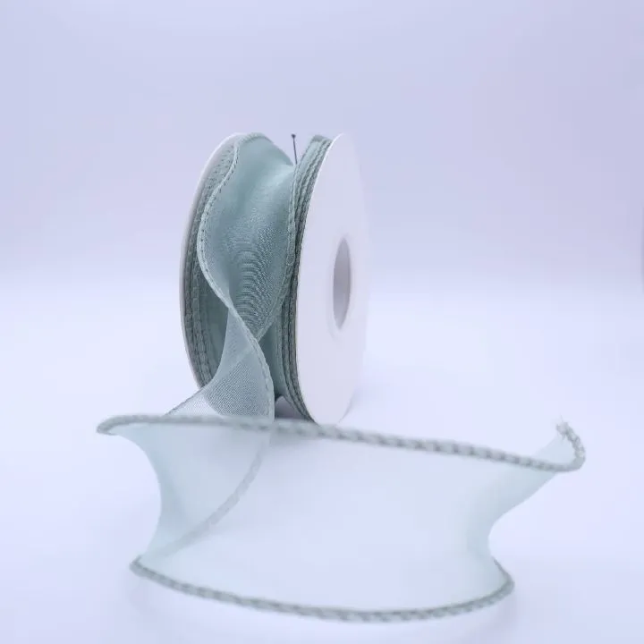 CINTA ORGANZA VERDE 1 METRO