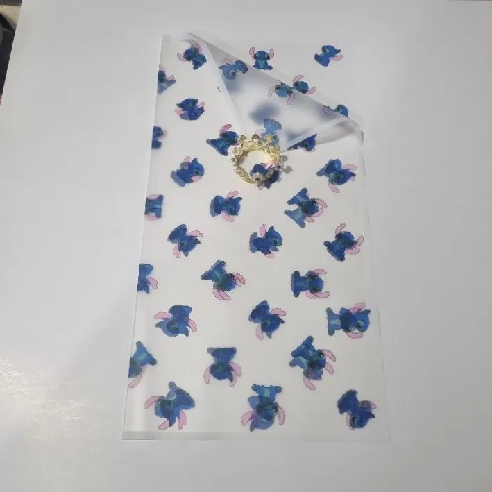 UNIDAD PAPEL COREANO STITCH BLANCO TRASLÚCIDO