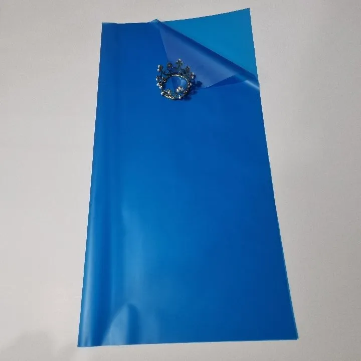 UNIDAD PAPEL COREANO AZUL ENTERO TRASLUCIDO