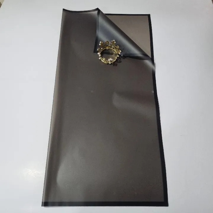 PAQUETE PAPEL COREANO NEGRO CON BORDE NEGRO X PAQ(20U) TRASLUCIDO