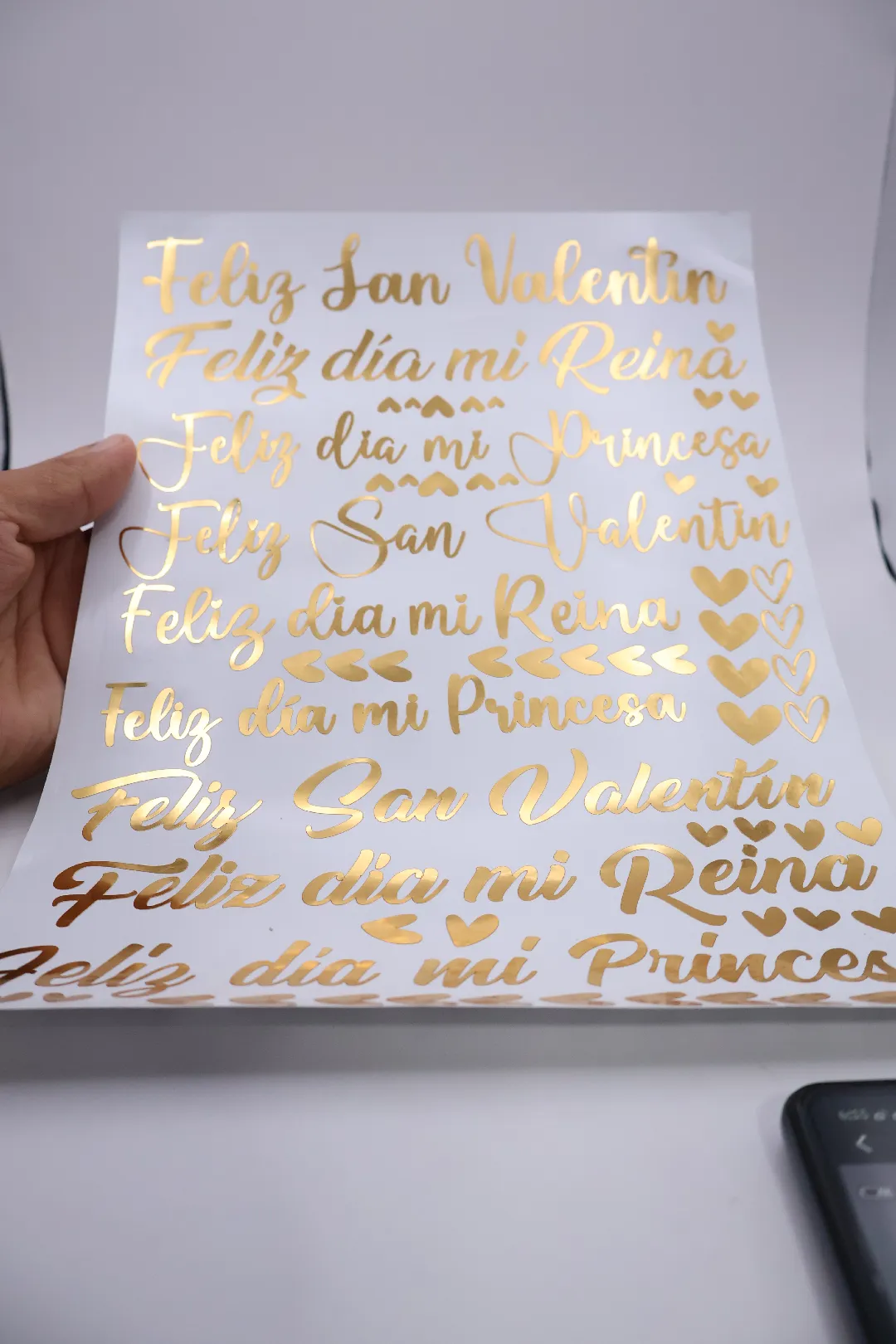 VINIL + TRANSFER A4 COLORES VARIADOS DISEÑO PREESTABLECIDOS