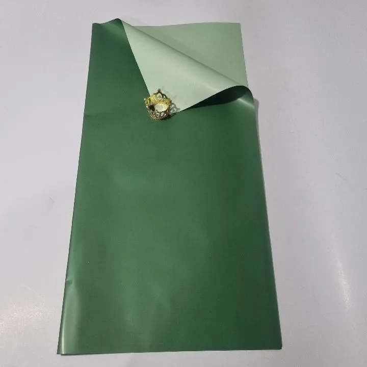UNIDAD PAPEL COREANO VERDE  OSCURO REVERSO VERDE BEBÉ MATE