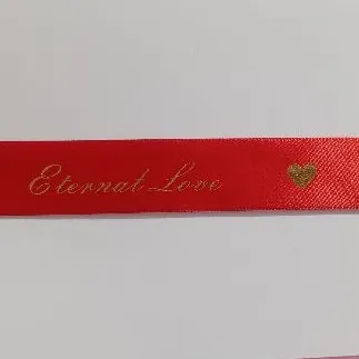 CINTA DISEÑO CORAZÓN DORADO 1M