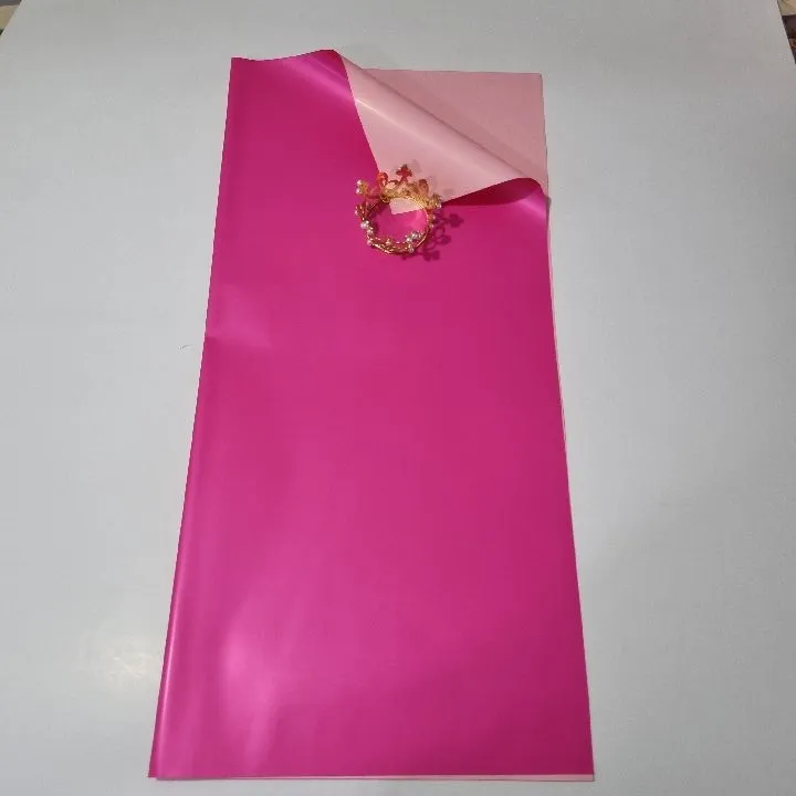 UNIDAD PAPEL COREANO FUCSIA REVERSO ROSADO MATE
