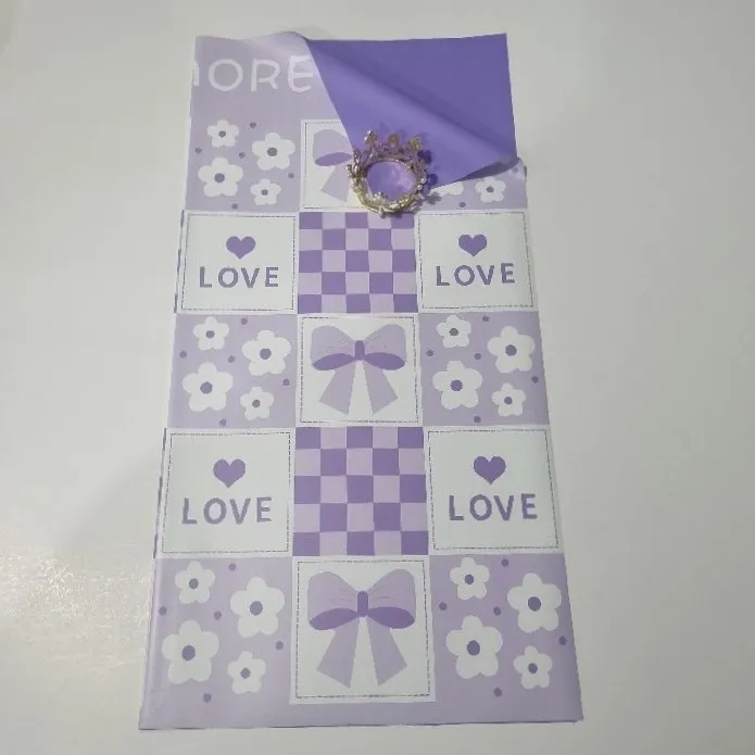 UNIDAD PAPEL COREANO LILA LAZO MATE