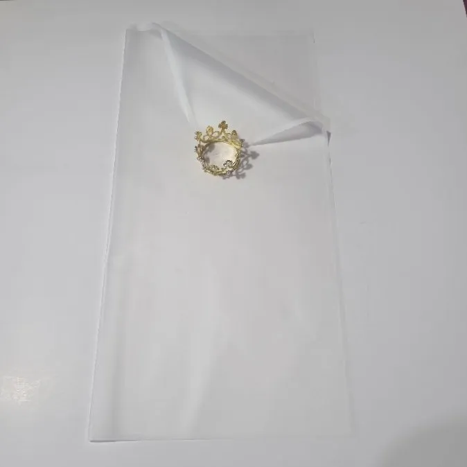 UNIDAD PAPEL COREANO BLANCO CON BORDE BLANCO TRASLÚCIDO