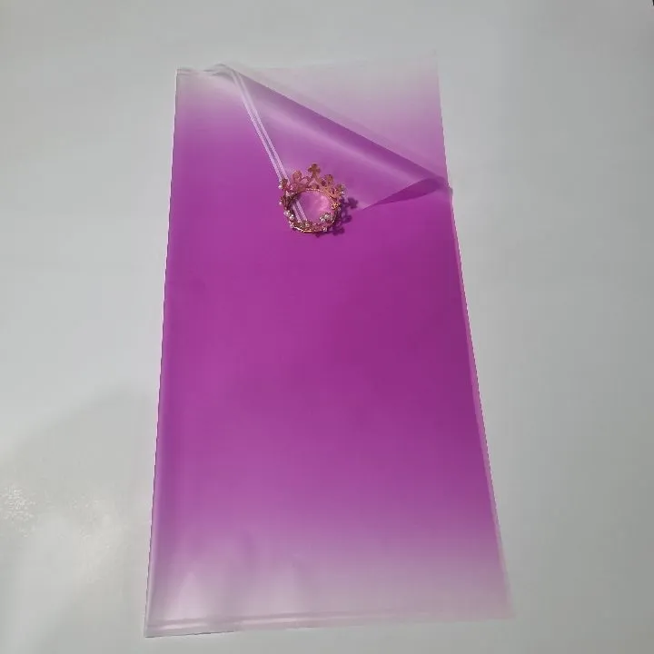 UNIDAD PAPEL COREANO FUCSIA DEGRADADO TRASLÚCIDO