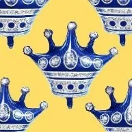 GLOBO CORONA AZUL #10