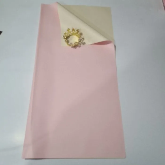 UNIDAD PAPEL COREANO ROSADO REVERSO AMARILLO BEBÉ MATE