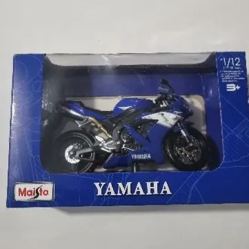 MOTO YAMAHA R1 AZUL 1:12