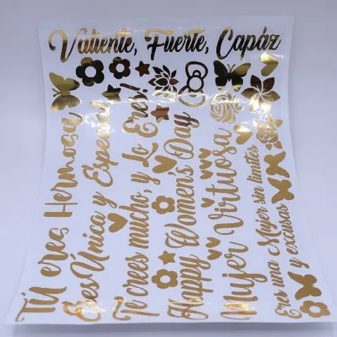 VINIL STICKER A4 MUJER MOD 7