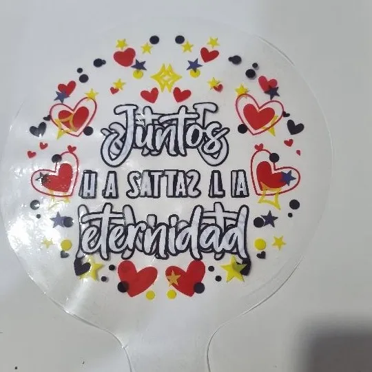 GLOBO BURBUJA #20 JUNTOS HASTA LA ETERNIDAD