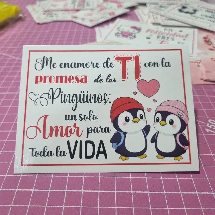TARJETA DE AMOR MOD TO2 12CMX9CM