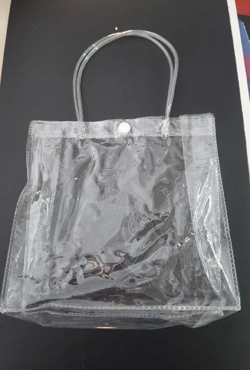 BOLSA TRANSPARENTE 19CM X 20CM