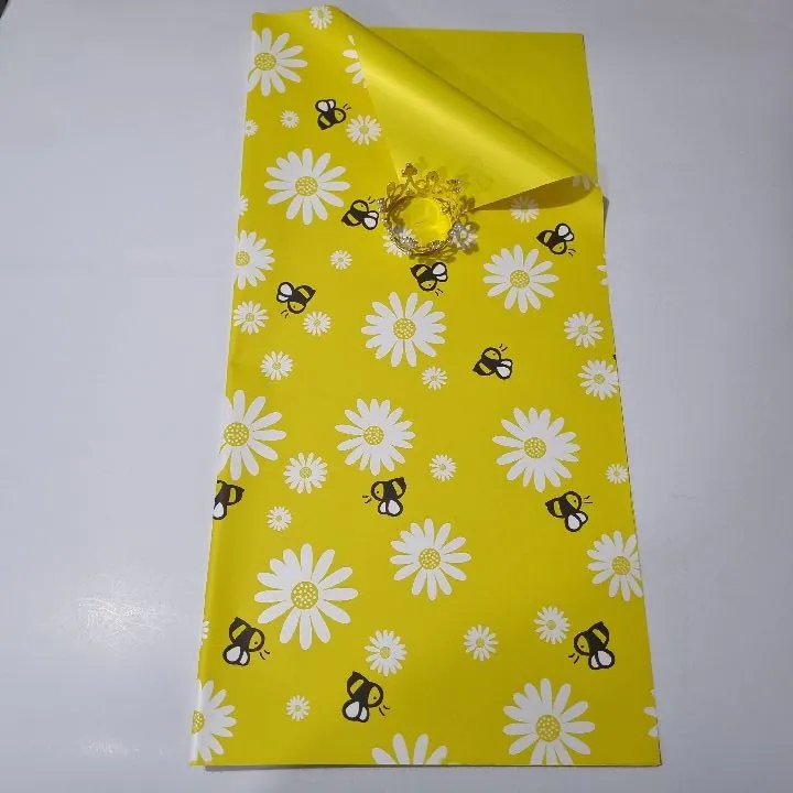 PAQUETE PAPEL COREANO ABEJA AMARILLO X PAQ(20U) MATE