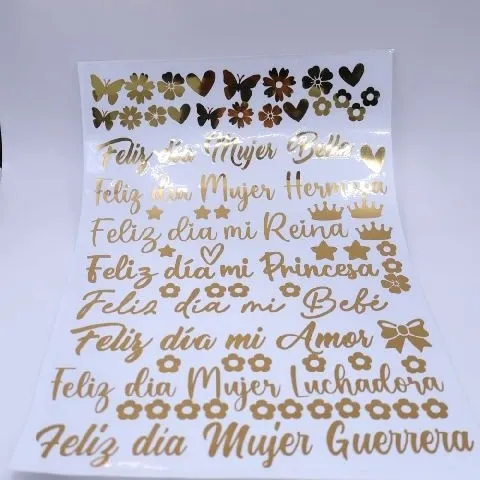 VINIL STICKER A4 MUJER MOD 3