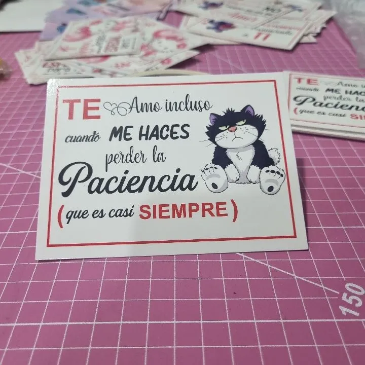 TARJETA DE AMOR MOD LY4 12CMX 9CM