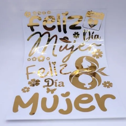 VINIL STICKER A4 MUJER MOD 2