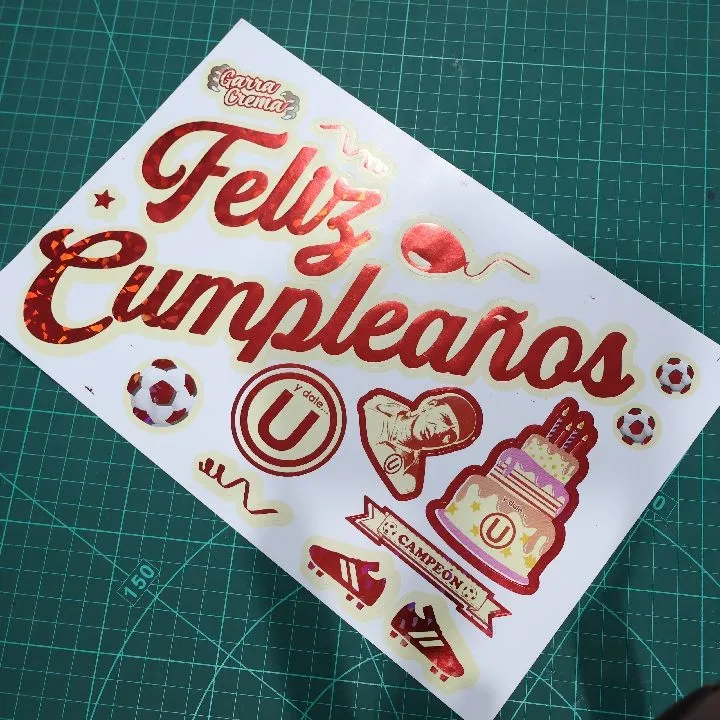 STICKER FELIZ CUMPLEAÑOS MOD UNIVERSITARIO