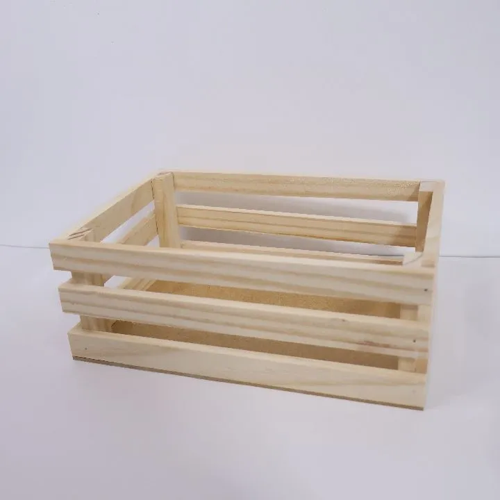 BANDEJA DE PINO PEQUEÑO 25x16x8.5cm