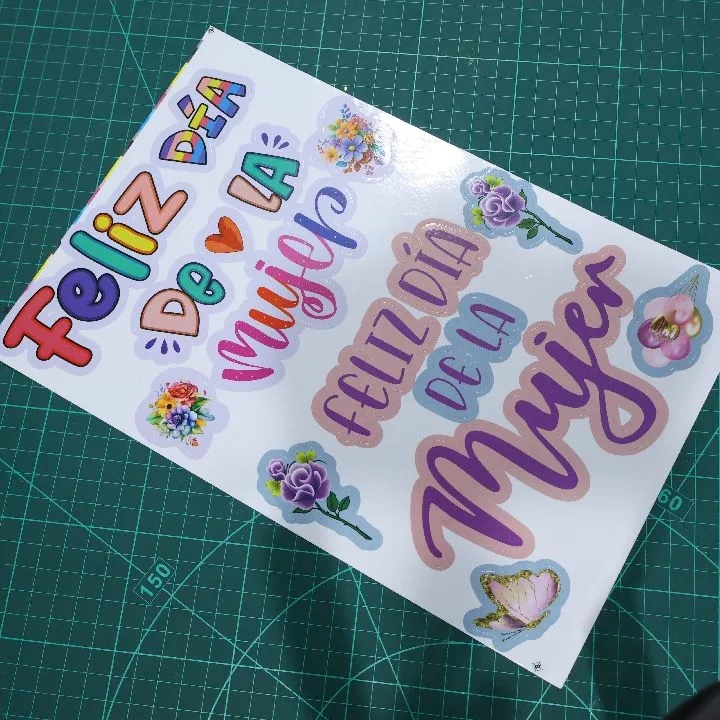 STICKER FELIZ DIA DE LA MUJER