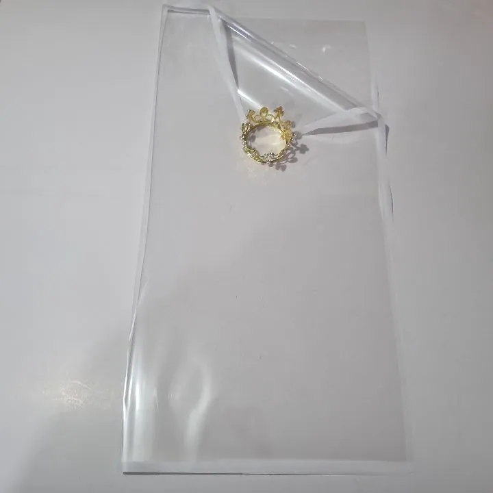 PAQUETE PAPEL COREANO TRANSPARENTE BORDE BLANCO