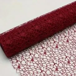 MALLA DISEÑO ARAÑA ROJO 1M