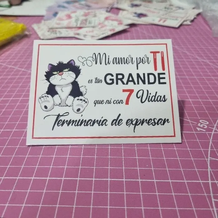 TARJETA DE AMOR MOD KM2 12CMX 9CM
