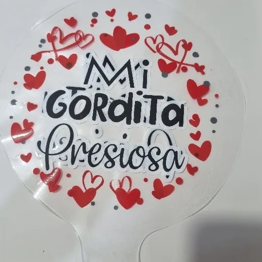 GLOBO BURBUJA #20 MI GORDITA PRESIOSA