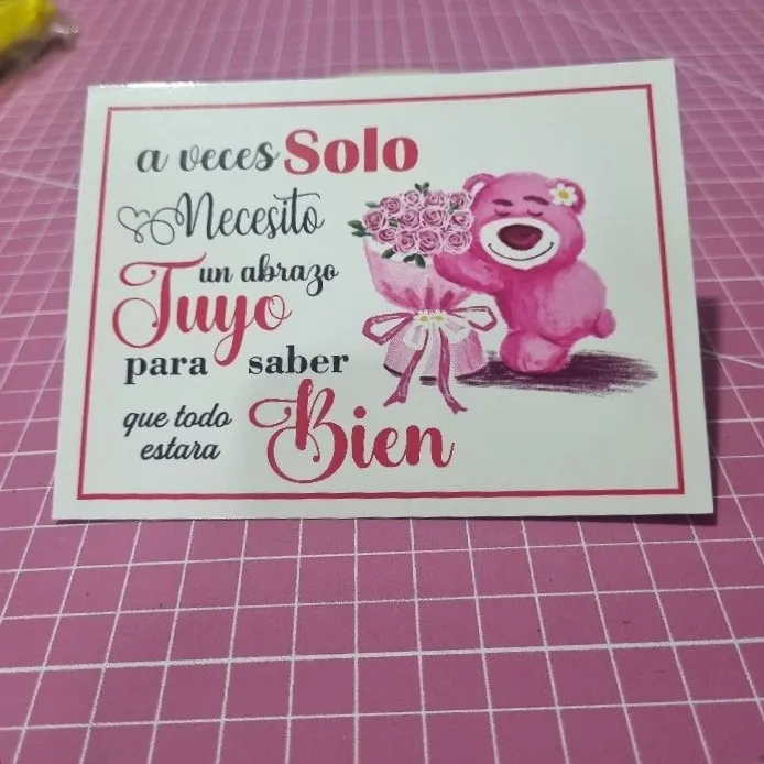 TARJETA DE AMOR MOD PJ8 12CMX 9CM