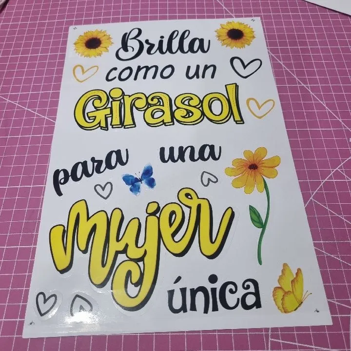 STICKER FLORES AMARILLAS MODHGT