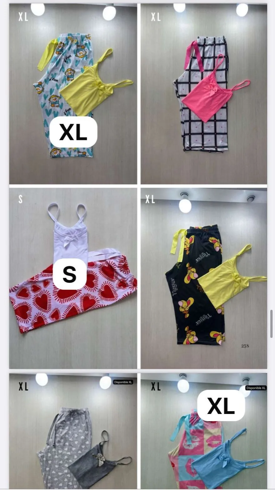 Capri estampado pijama 