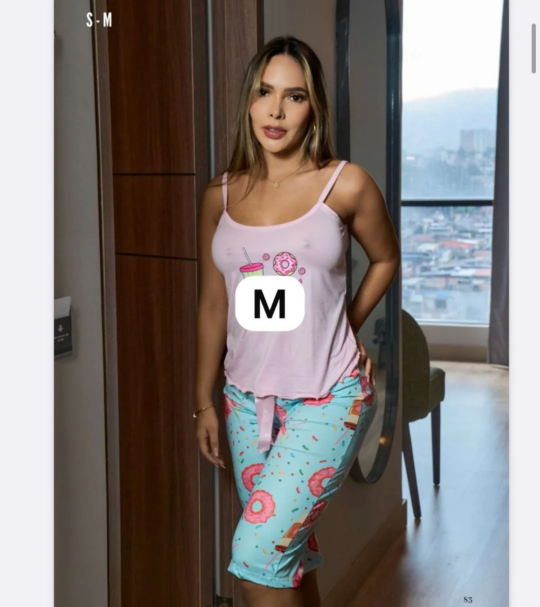 Pijama capri amore new