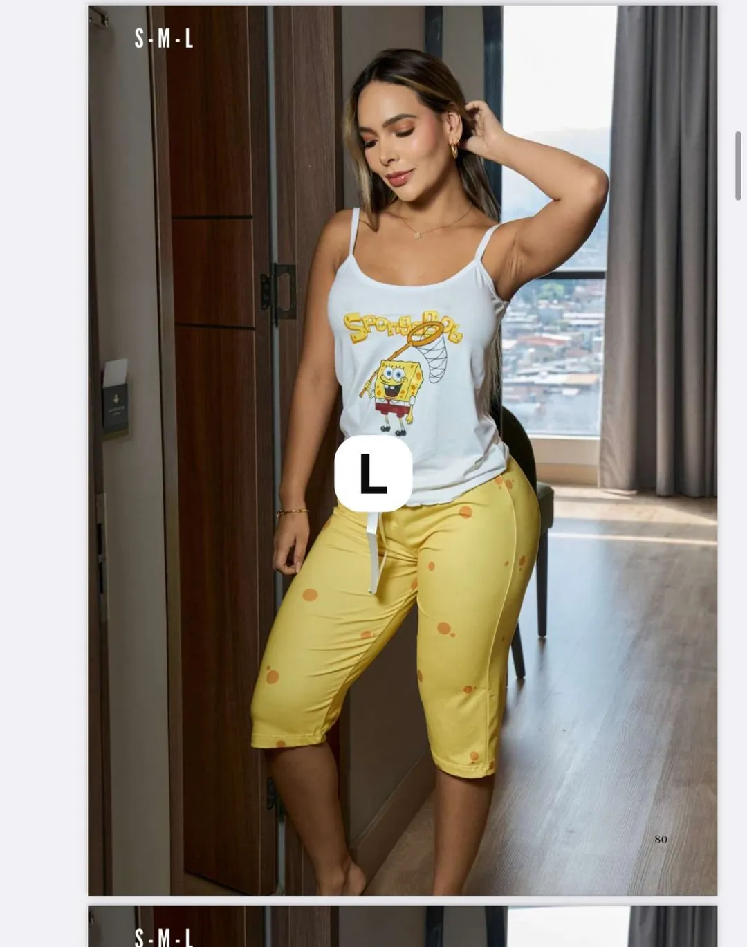 Pijama capri amore new