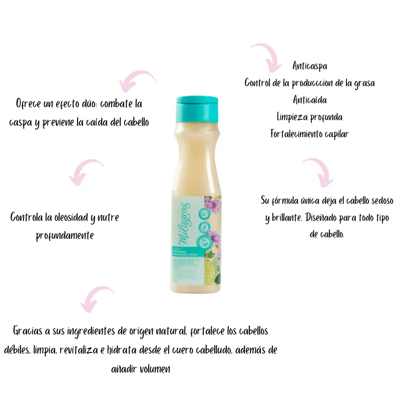 Milagros - Shampoo anticaspa milagros