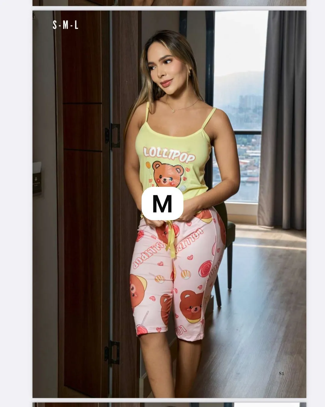 Pijama capri amore new