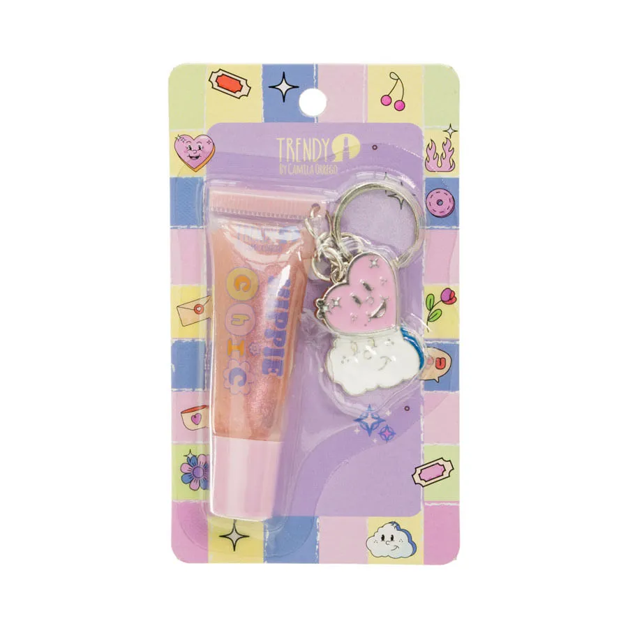 brillo llavero hippie trendy