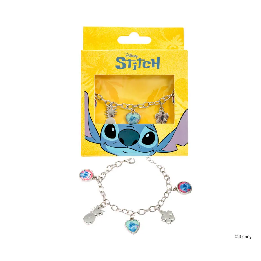 Trendy  -  Pulsera Plateada Stitch 